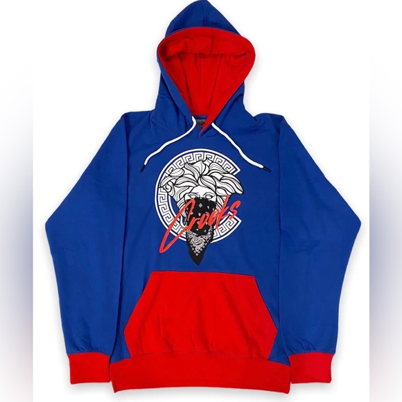 Crooks & Castles Men's Logo Graphic Pullover Fleece Hoodie Sweatshirt size L NWT - Picture 1 of 13